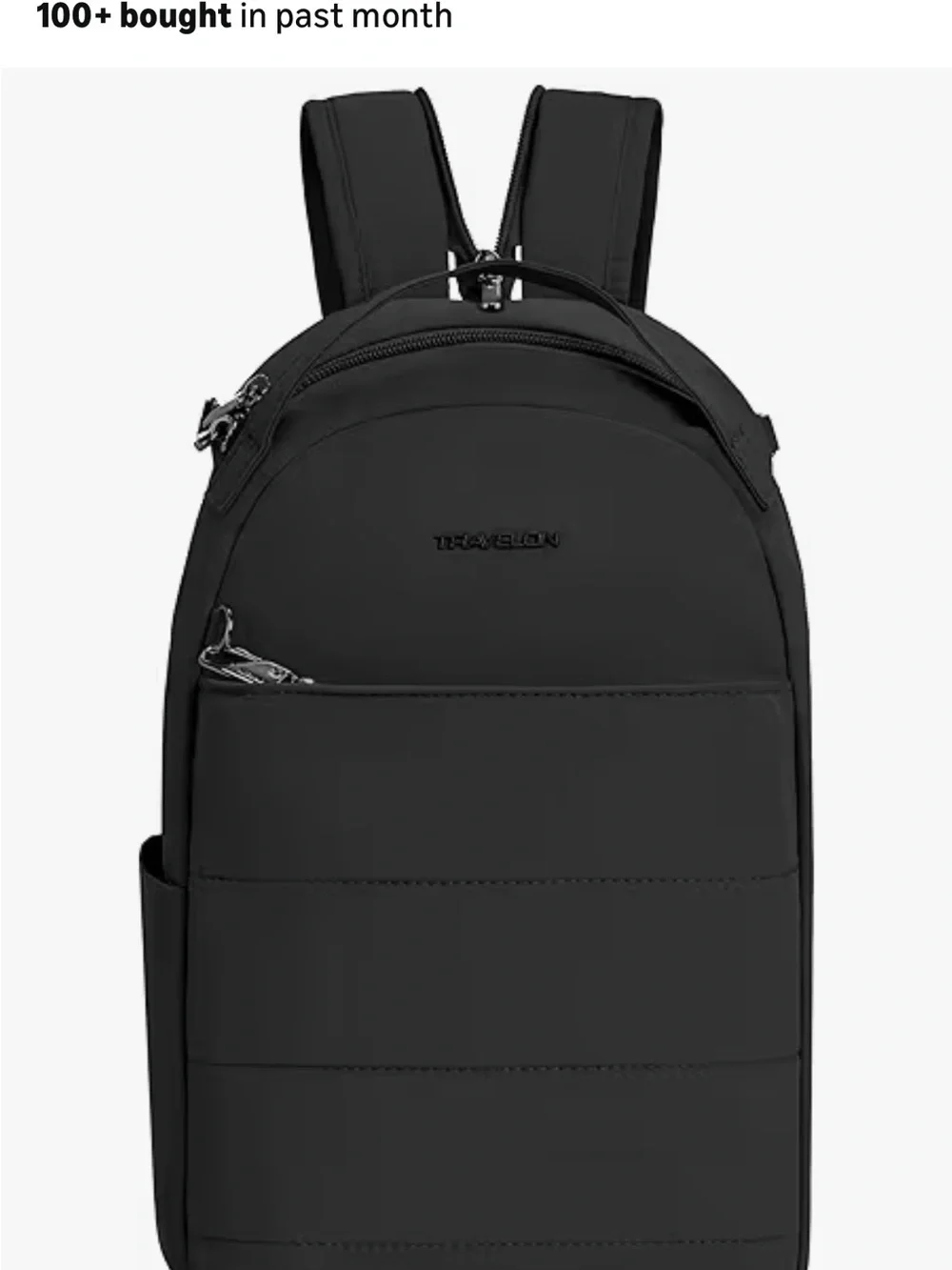Travelon Black Everyday Anti-Theft Roam Convertible Backpack Sling, bag